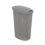 PORTABIANCHERIA SLIM 32X42XH62CM 45L GRIGIA.