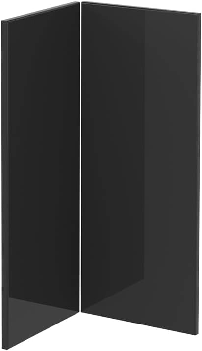Frontale cucina R-Line, Antracite lucido, 59.2 x 71.3 cm frontale del mobile per mobile base ad angolo