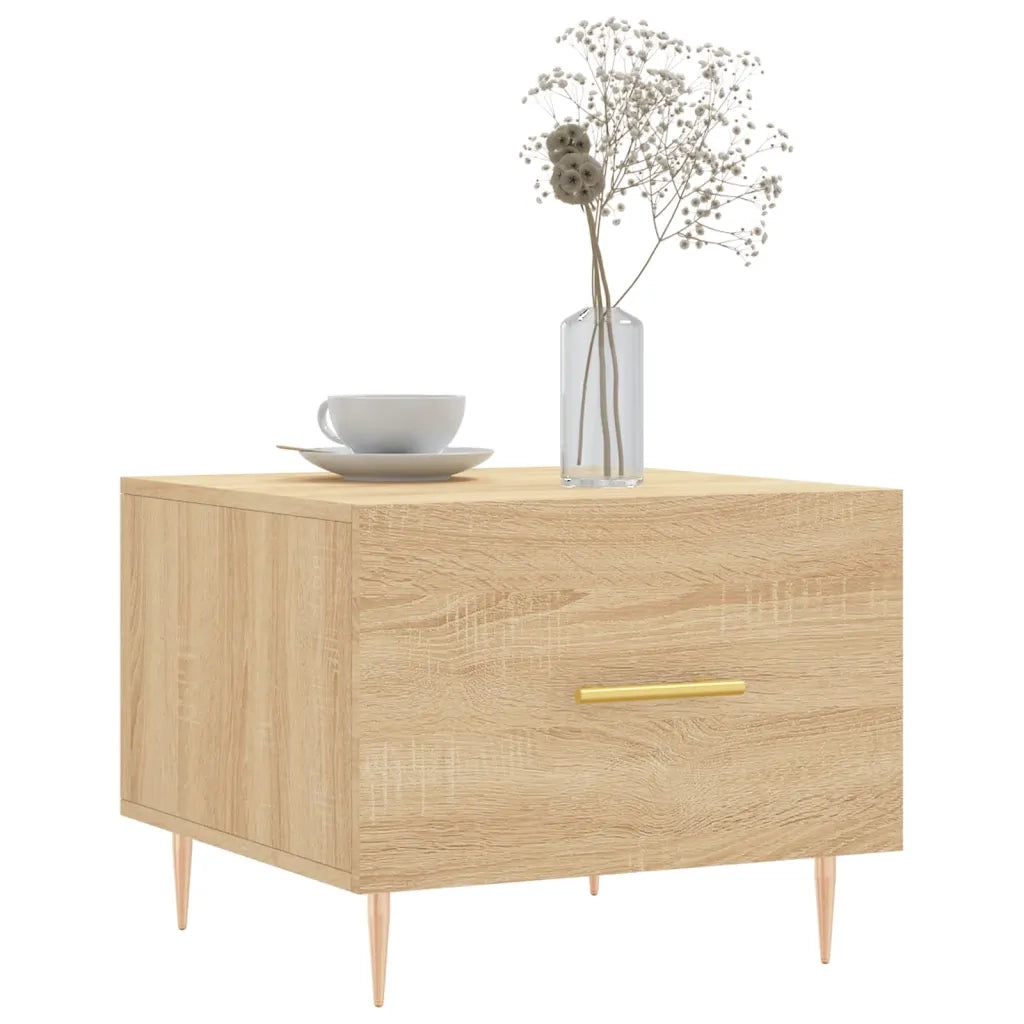 Tavolino da Salotto Rovere Sonoma 50x50x40 cm Legno Multistrato 829370