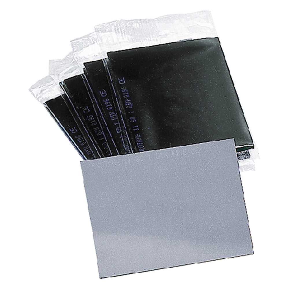 VETRO PER SCHERMO inattinico DIN 11  mm 75 x 98- 25 pezzi