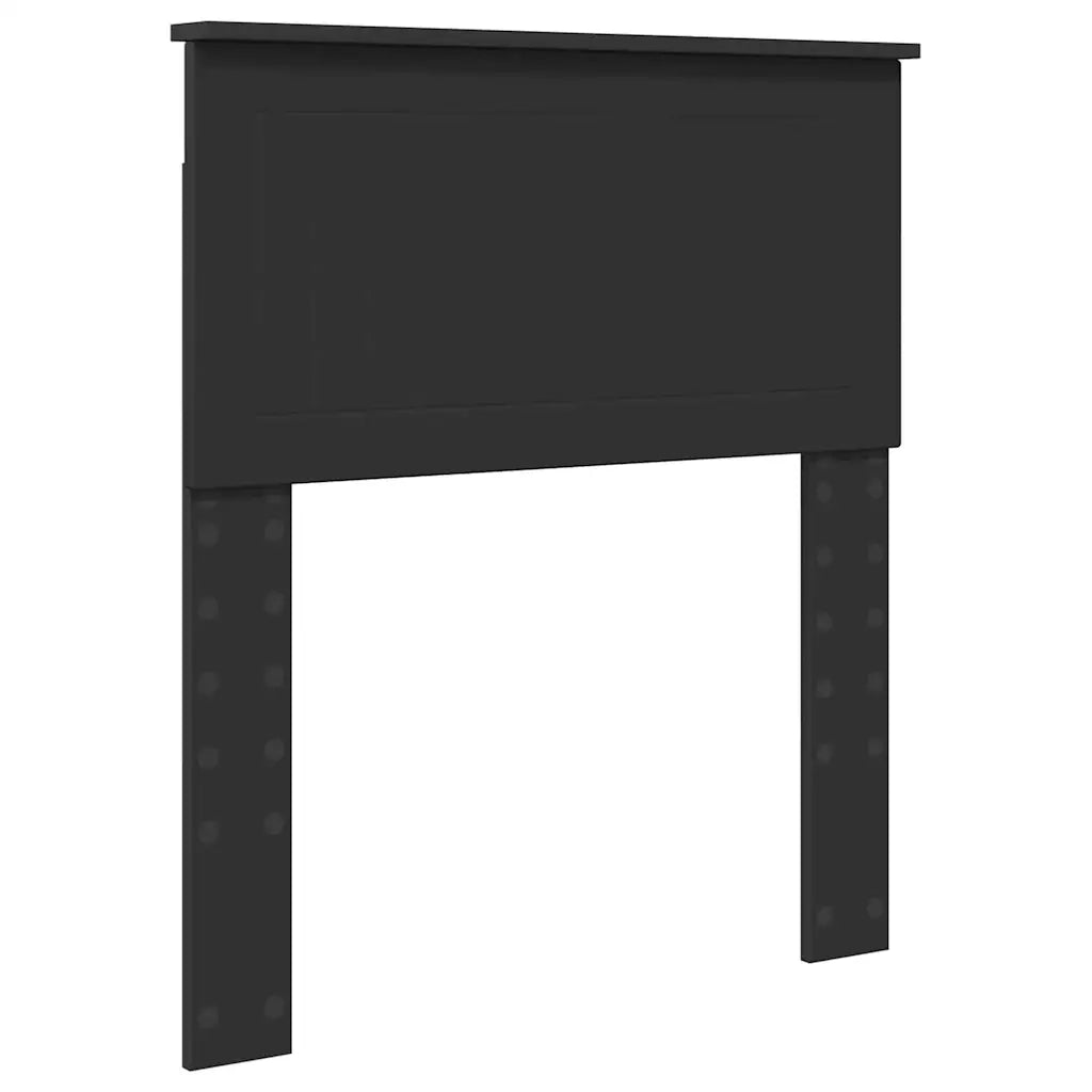 Testiera-Testata-Testiera Decorativa Rovere Nero 75 cm Legno multistrato 831164