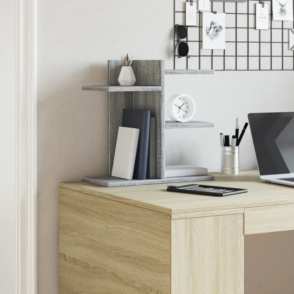 Organizer Scrivania Grigio Sonoma 42x21,5x42 cm Multistrato CFW8216898