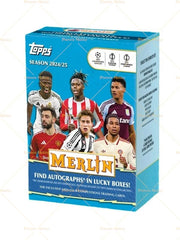 Carte collezionabili Topps Merlin , Box 7 buste UCC Season 2024/25,Eta  6+