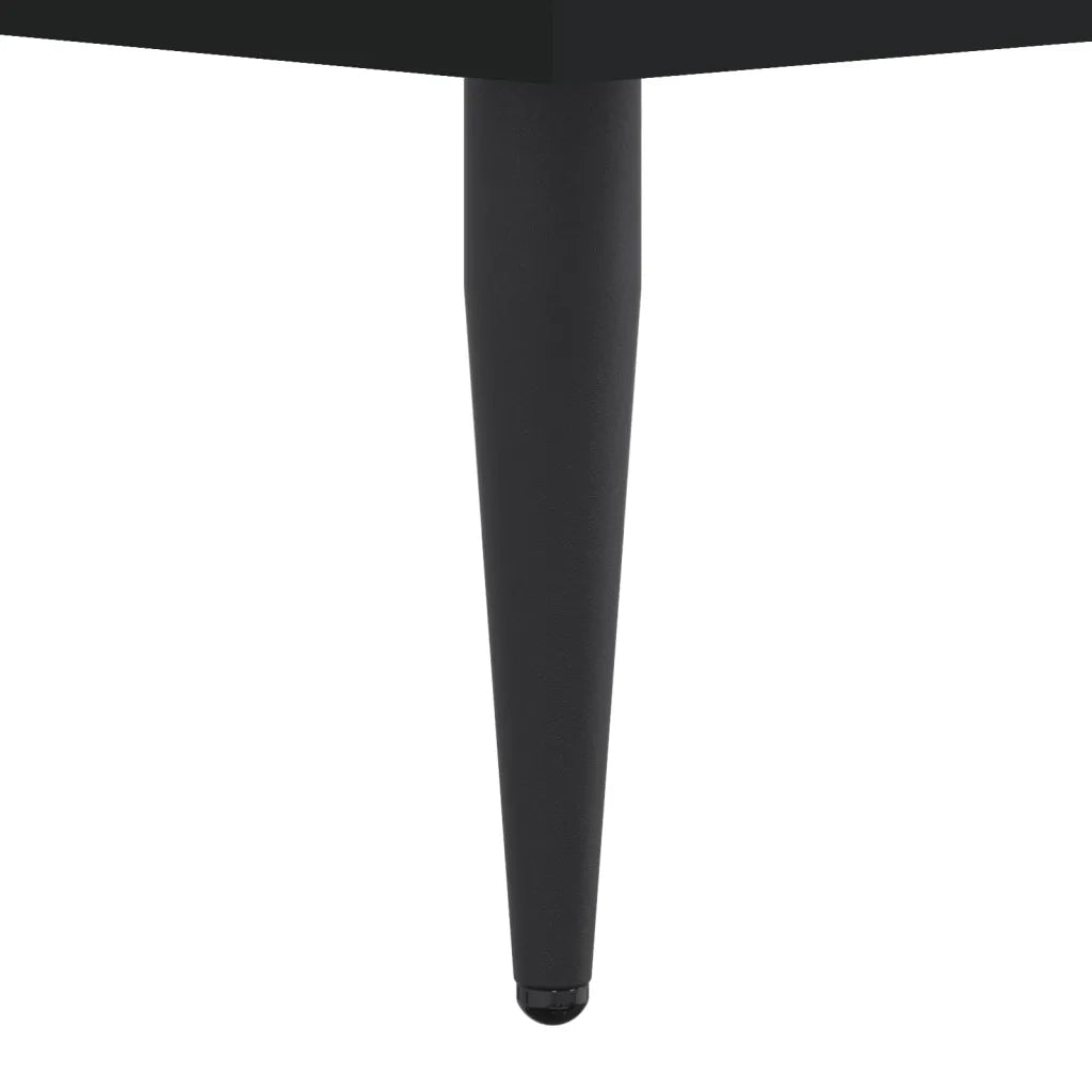 Giroletto senza Materasso Nero 180x200 cm in Legno Multistrato 832222