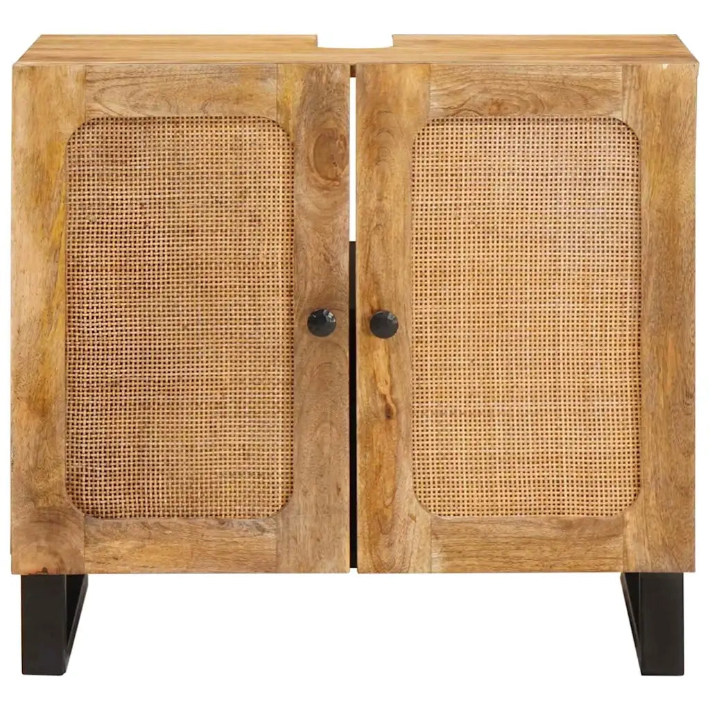 Armadio per Lavabo da Bagno con porta Marrone 62 x 33 x 58 cm 4018063