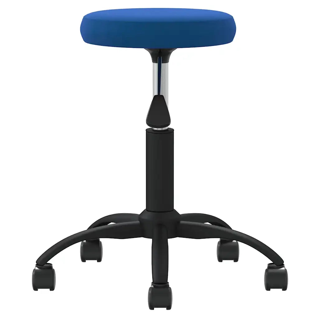 Sgabello da Massaggio in Velluto Blu 3085742