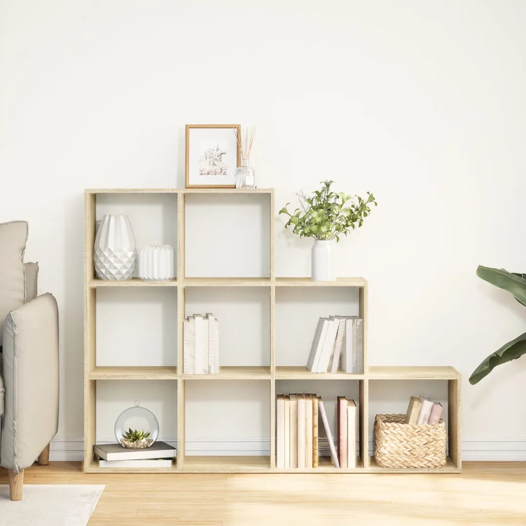 Libreria 4 Ripiani Rovere Sonoma 137,5x29x103,5 cm Truciolato 857978