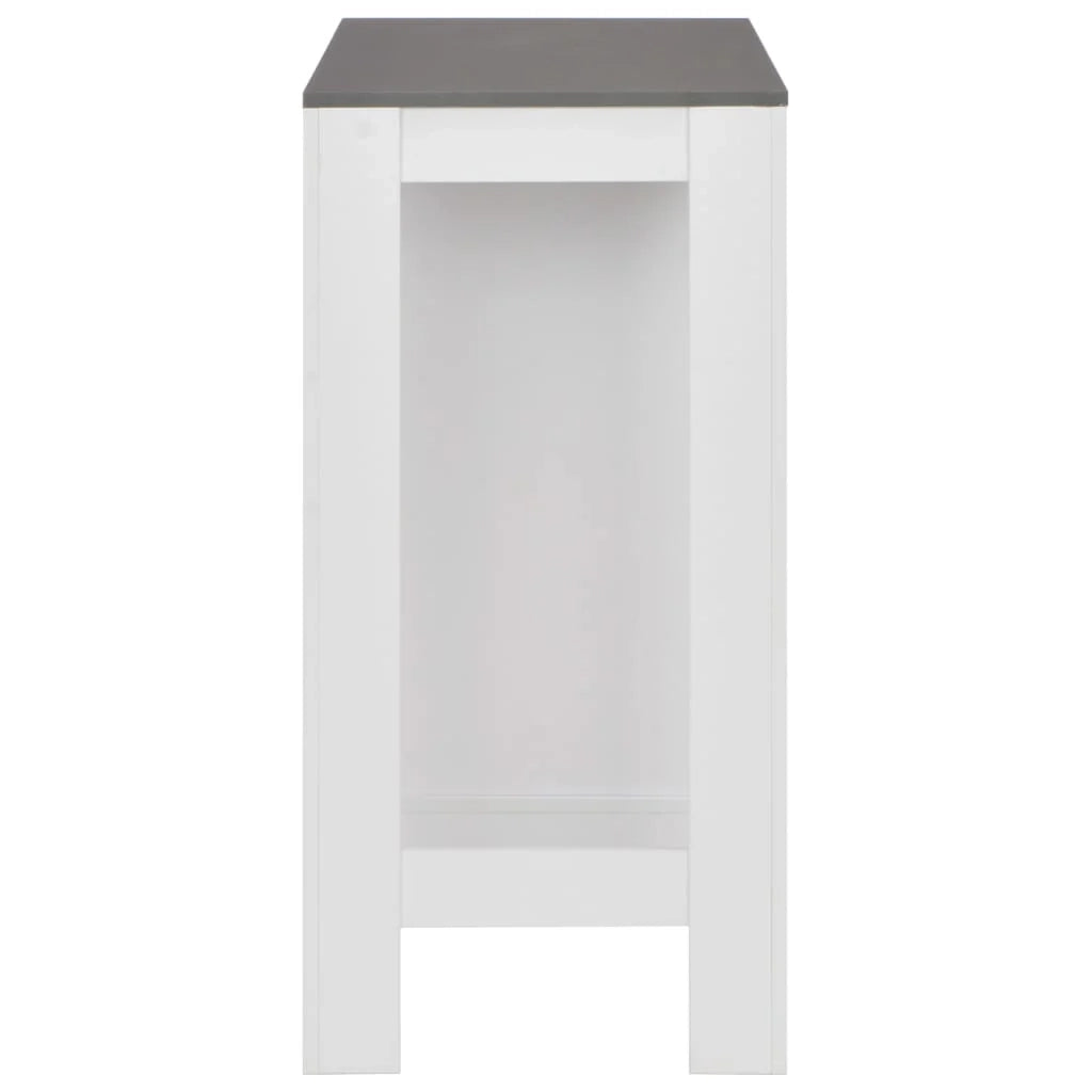 Tavolo alto da bar/bistrot con ripiano bianco 110 cm 0902053/2