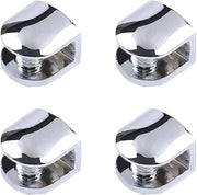 Klemme per vetro adattabile - 4 pezzi fissaggio per piastre di vetro - supporto per pavimento in vetro per 6-8 mm - vetro acrilico - supporto per specchio