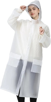 Giubbotto impermeabile trasparente con cappuccio - Impermeabili - giubbotto donna - giubbotto uomo - poncho impermeabile