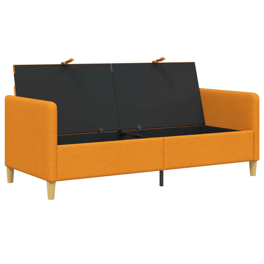 Divano con Storage Giallo Scuro 172 x 78 x 87 cm Poliestere 42036956