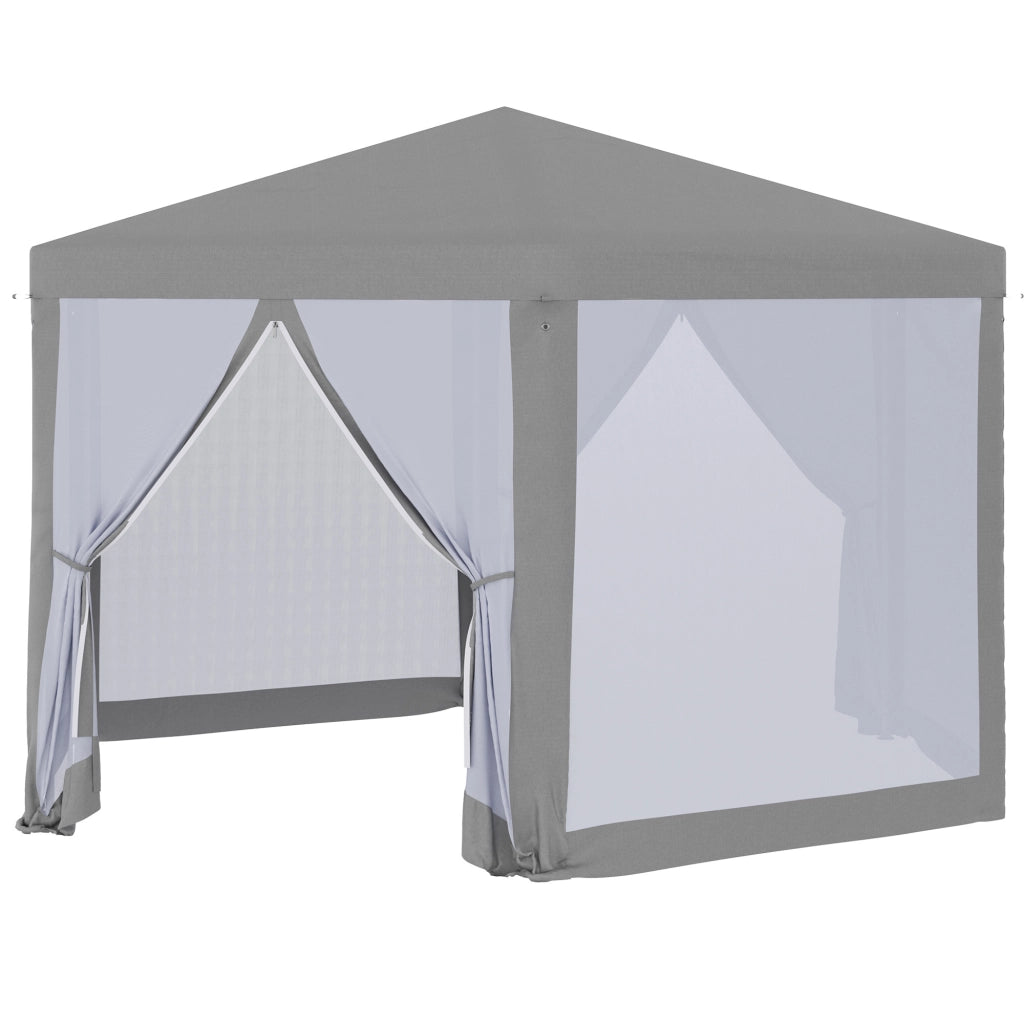 Tenda da giardino esagonale esterna ¨C Minimal ¨C grigio metallo poliestere