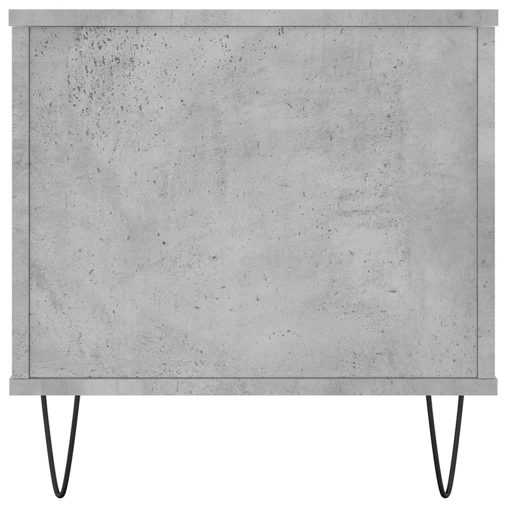 Tavolino Salotto-Tavolino da soggiorno-Tavolo Grigio Cemento 90x44,5x45 cm Legno Multistrato 750968