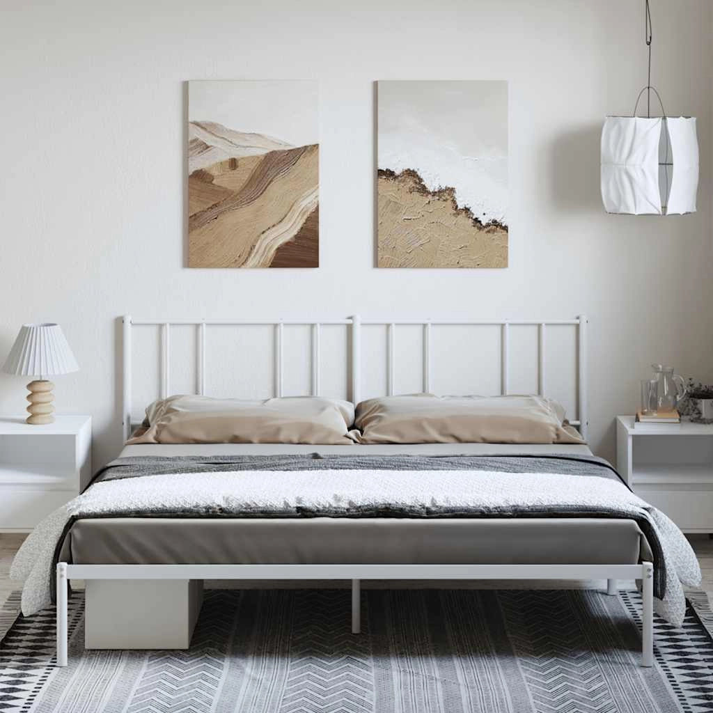 Giroletto con Testiera Metallo Bianco 183x213 cmcod mxl 105426
