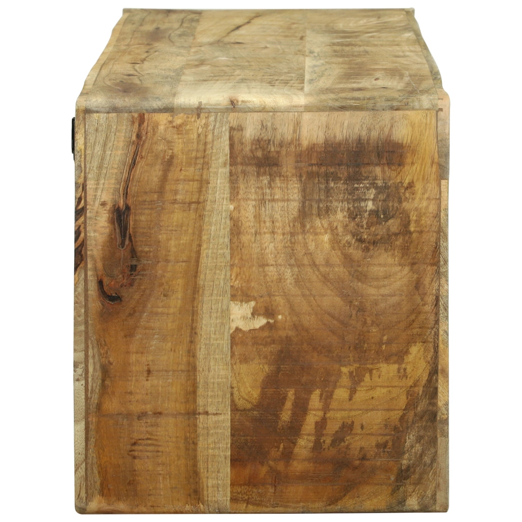 Mobile TV 100x32x36 cm Legno Massello Mango