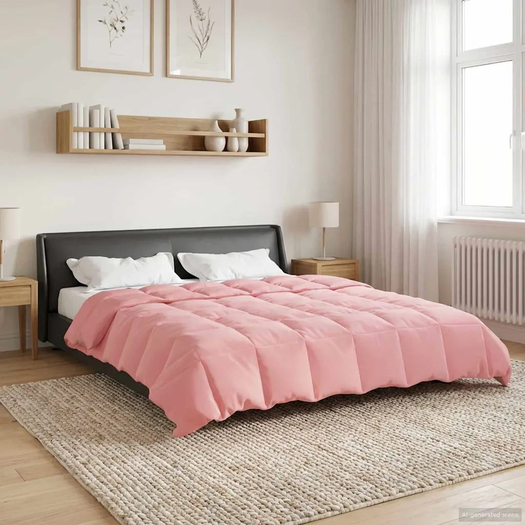 Piumone Completo Annuale Rosa 220 x 240 cm Microfibra 42026034