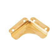 BL FERMASPECCHI LISCIO OTTONATO 40X40 MM 4 PZ
