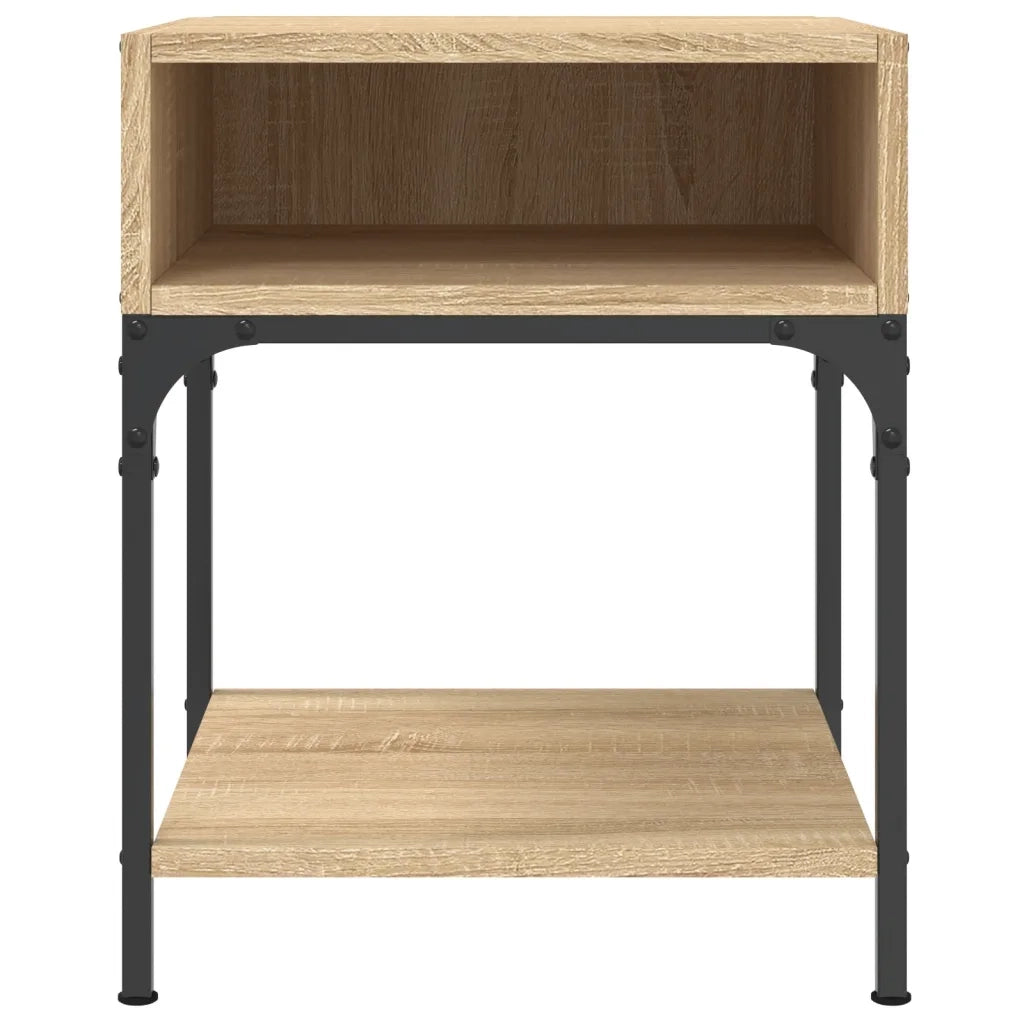 Comodino Rovere Sonoma 40x41x50 cm in Legno Multistrato 825875