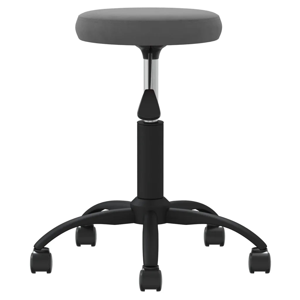 Sedia da Ufficio Girevole Grigio Scuro in Velluto 333175