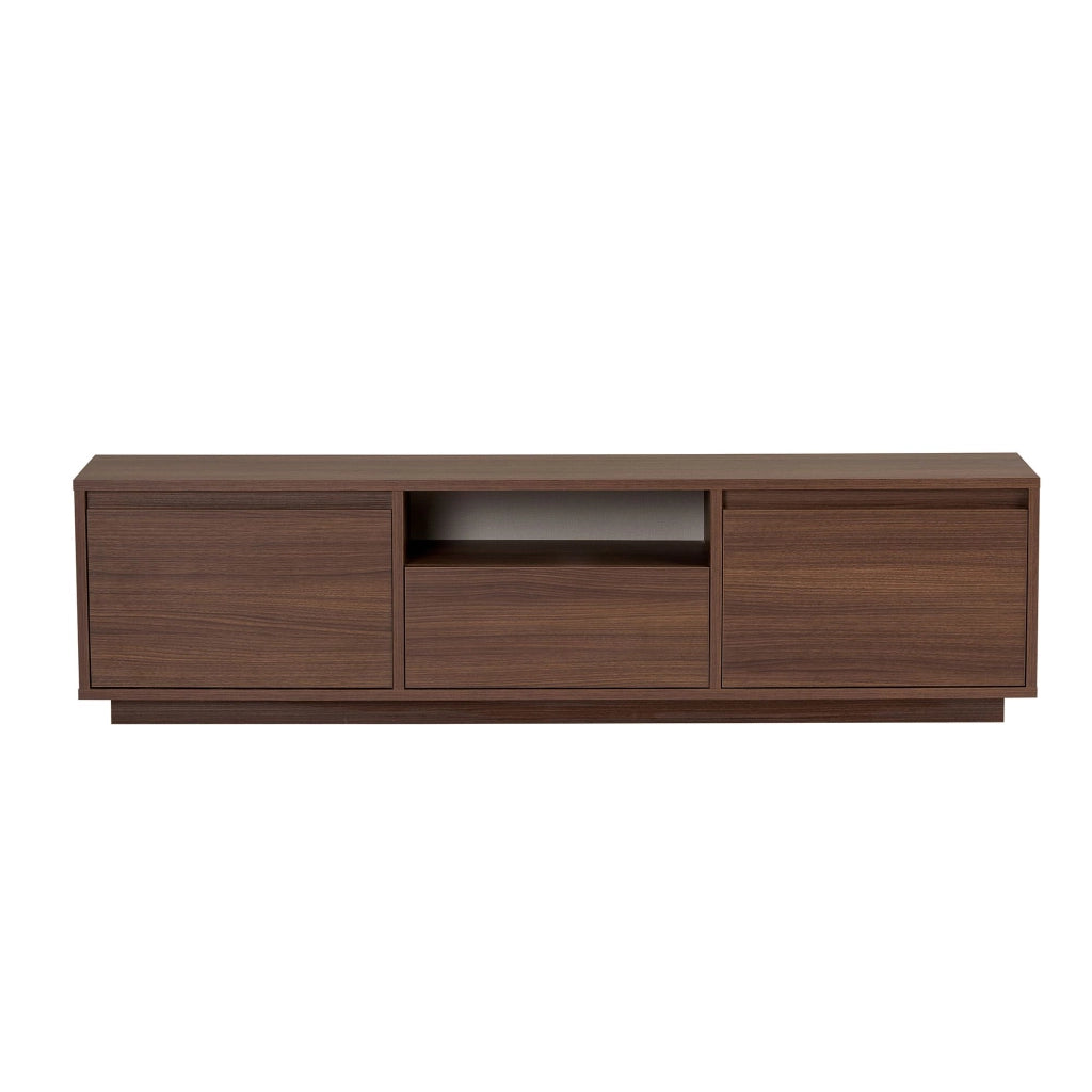 Morrigan, Mobile Porta tv un Ripiano, 160x30x42h cm Marrone Noce