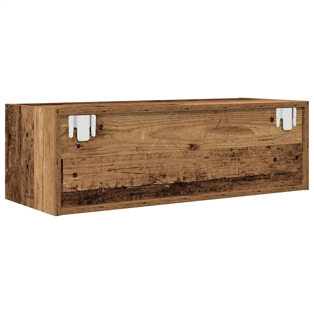 vidaXL Mobile Porta TV Legno Antico 80x31x25,5 cm Legno Multistrato