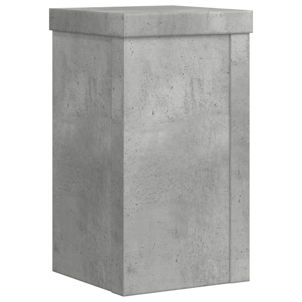 Portavasi mobili per fiori set da 2 legno ingegnerizzato grigio 02_0045335