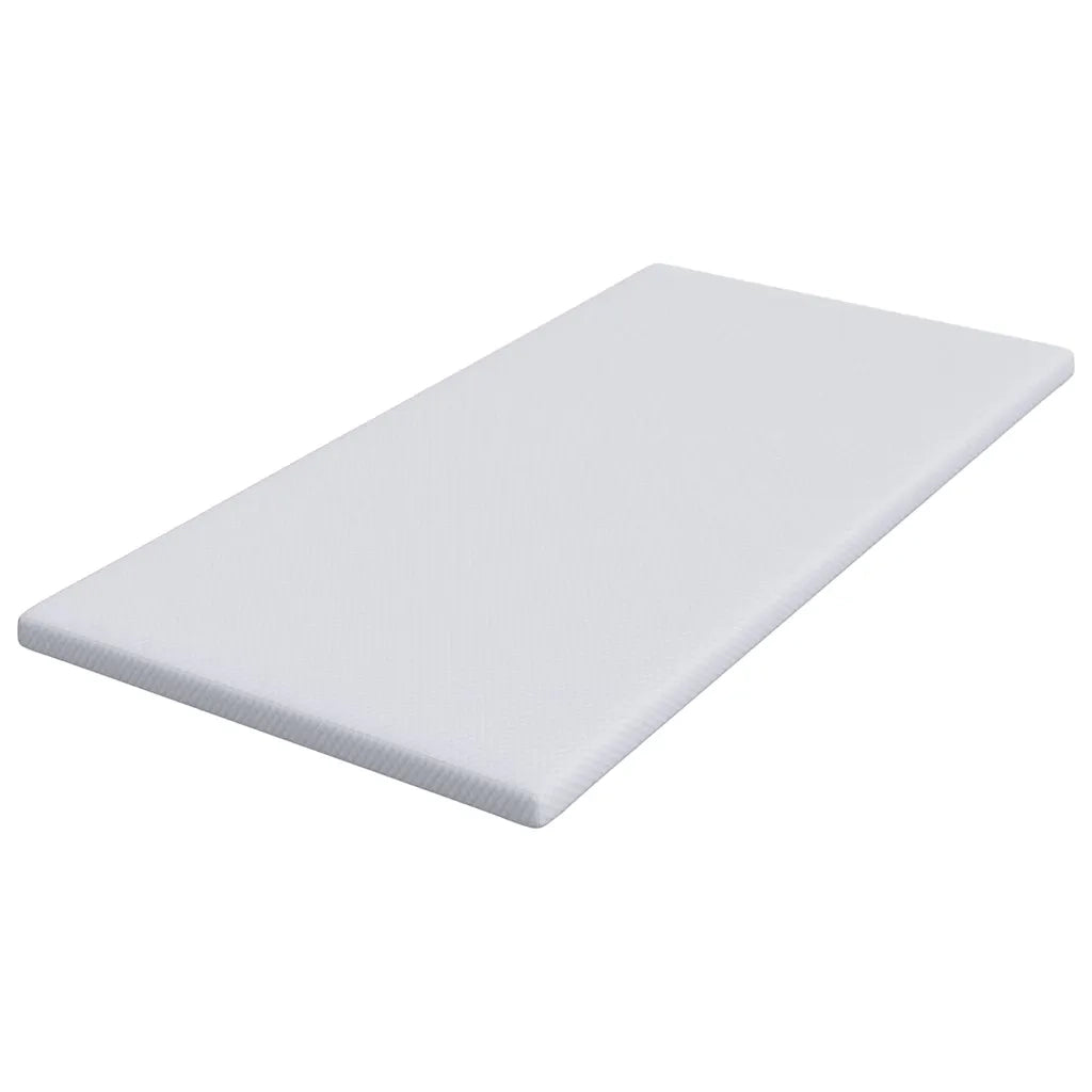 Topper per materasso Bianco 90 x 200 cm Tessuto Jacquard CFW5060348