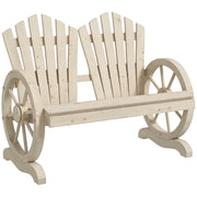 Panchina da Giardino in Legno ¨C Zephmum ¨C Naturale per 2 Persone