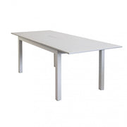 Tavolo Cuba Allungabile 150/210x90x75 h cm in Alluminio Tortora