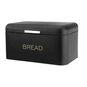 Portapane con manico in alluminio 34x20x18 cm Grande capacità Nero Cheffinger
