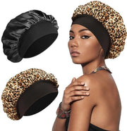 Sfoderino per capelli lato destro - Sfoderino morbido in seta - Benda per capelli - Ademendente - Cintura elastica - Comfortevole - Design lussuoso