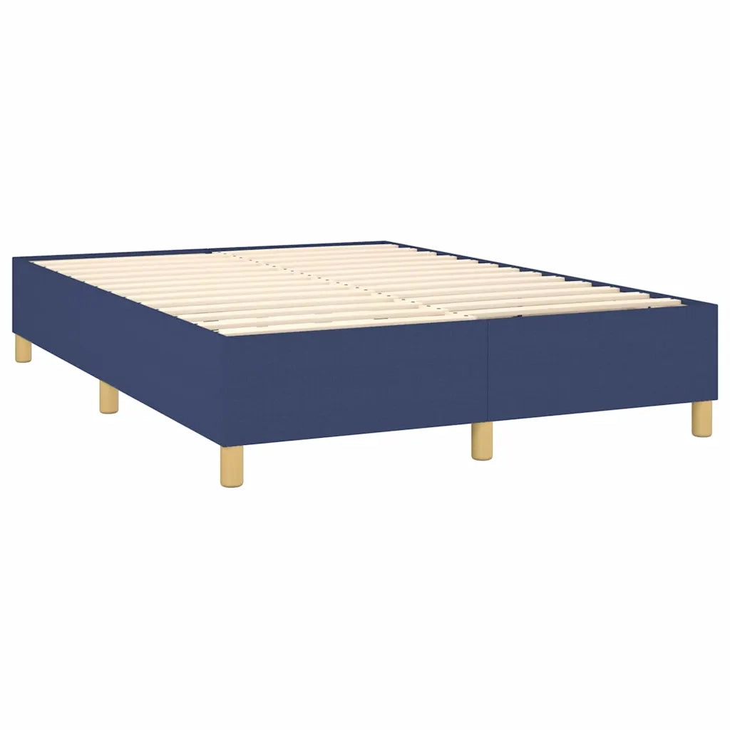 Giroletto a Molle con Materasso Blu 140x200 cm in Tessuto 3128851
