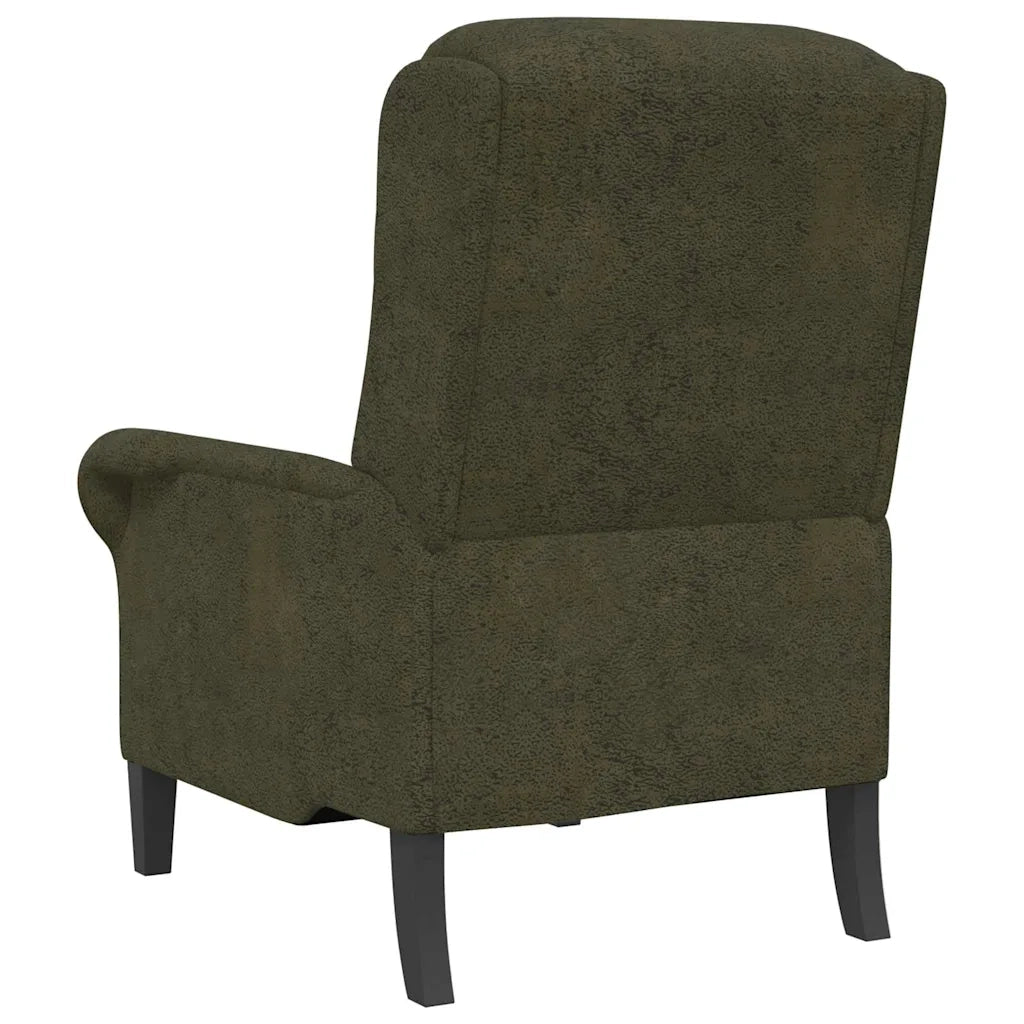 Divano Sedia-Poltrona Verde militare Pelle Sintetica