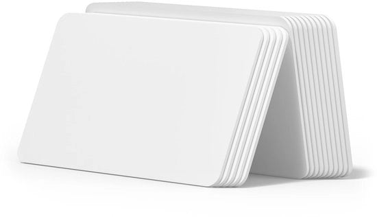 Etichette NFC da 10 - Etichette NFC programmabili - Carte NTAG215 - Impermeabili PVC - 540 Byte di Memoria - Dimensioni Perfette