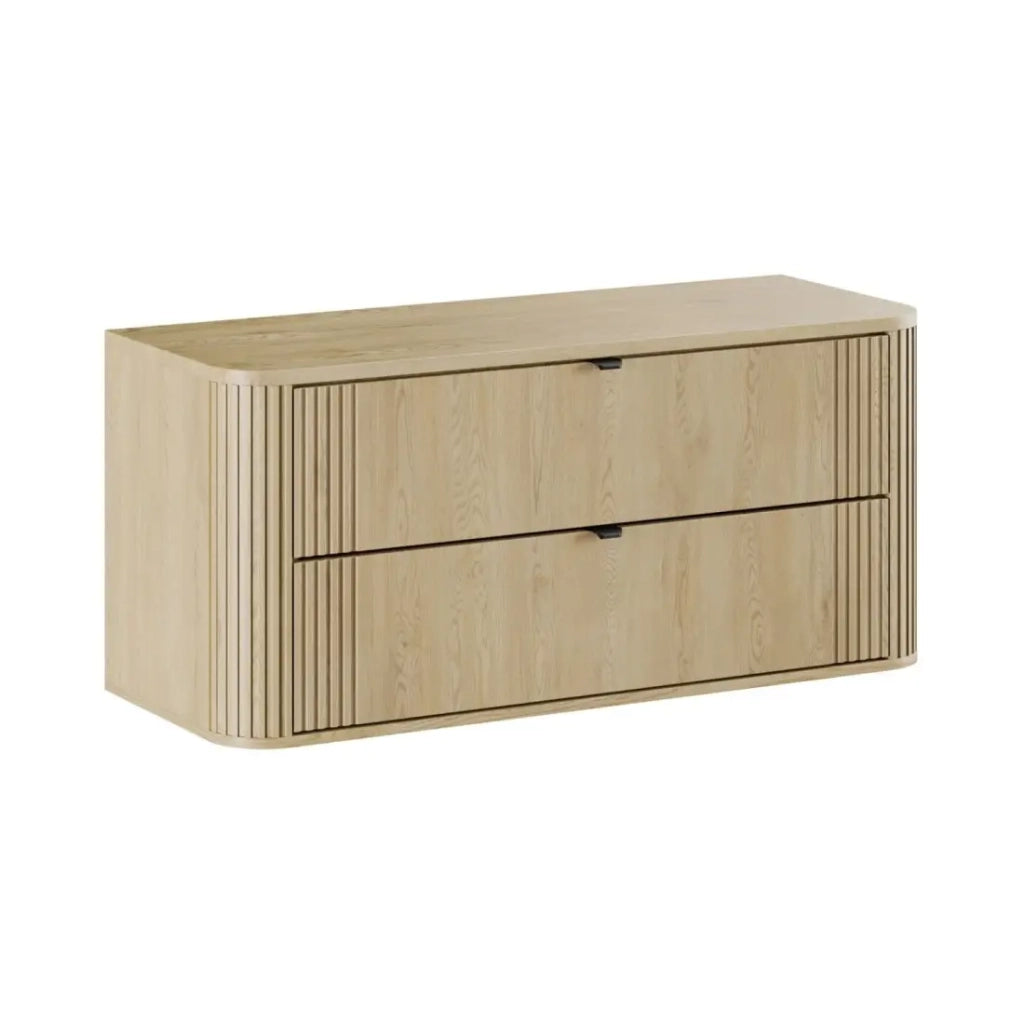 Set da bagno KORI: mobile sottolavabo 120cm + piano lavabo