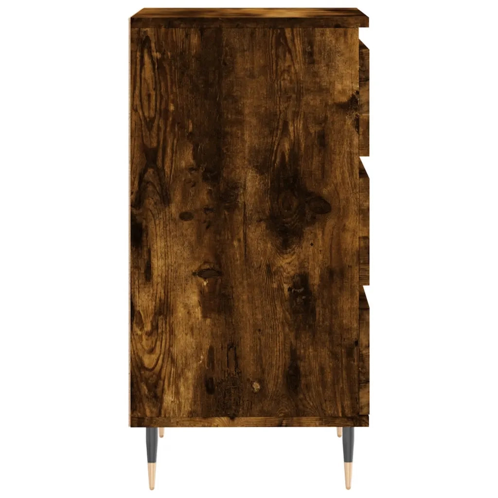 Credenza Rovere Fumo 40x35x70 cm in Legno Multistrato 831089