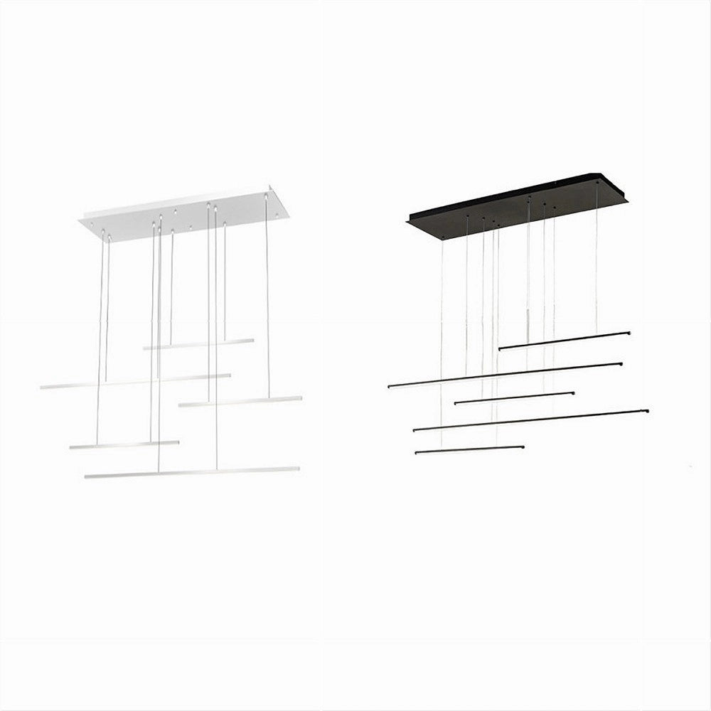 Trade Shop - Lampadario A Sospensione 38w A Led Design Minimal 3 Colorazione Di Luce Lp-43-3c -