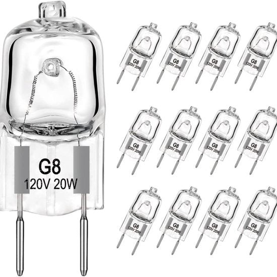 Lampi a LED a cristalli, set di 24 pezzi, lampadina a cristallo, proiettore, base elettrica, lampadina a bassa tensione, lunga durata, sostituzione lampi, 20W.