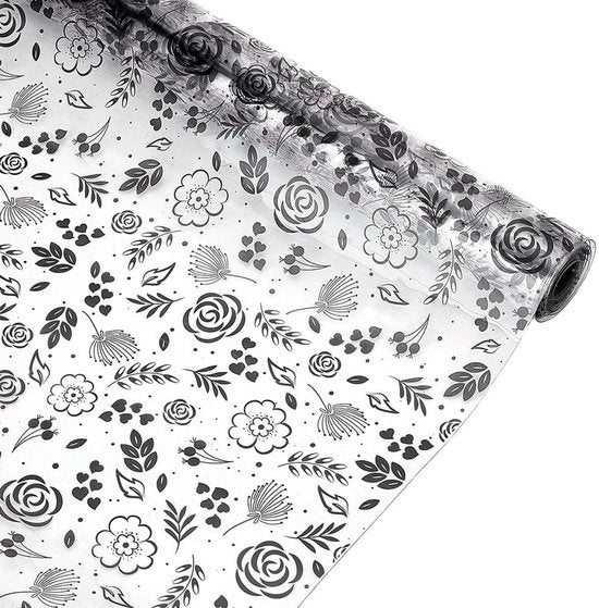 Materiale per Borduur - TPU Stoffa con Disegno - Pelle Artificiale - 79 Pollici di Lunghezza - Modulo di Decorazione per Casa con Disegno di Fiori