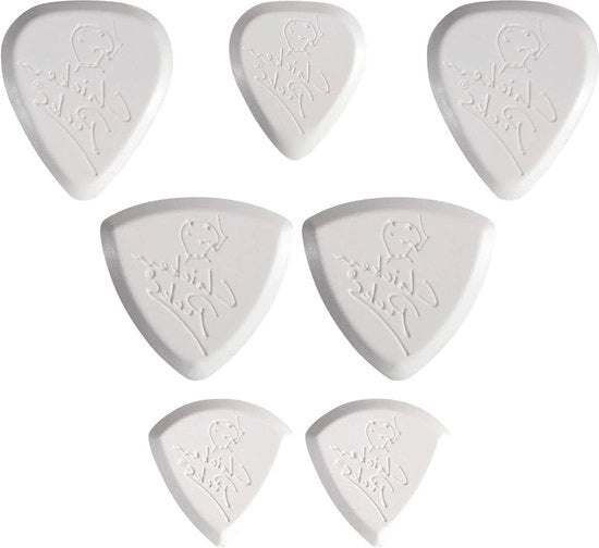 Set di prova con 7 diversi modelli di ChickenPicks - Esperienza di chitarra unica!