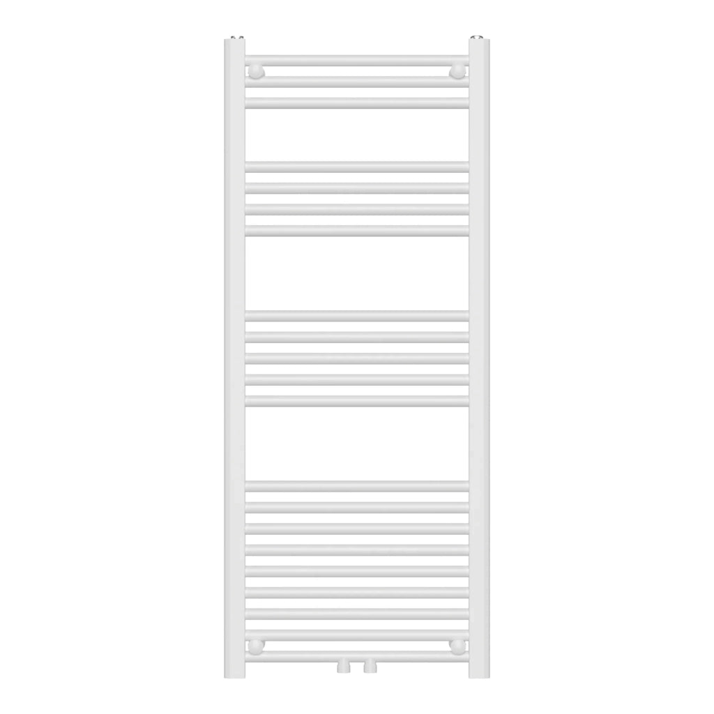 Radiatore scaldasalviette da bagno acciaio 120 x 50 cm bianco 03_0010415