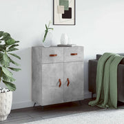 Credenza-Buffet-Armadio da cucina Grigio Cemento 69,5x34x90 cm in Legno Multistrato 482409