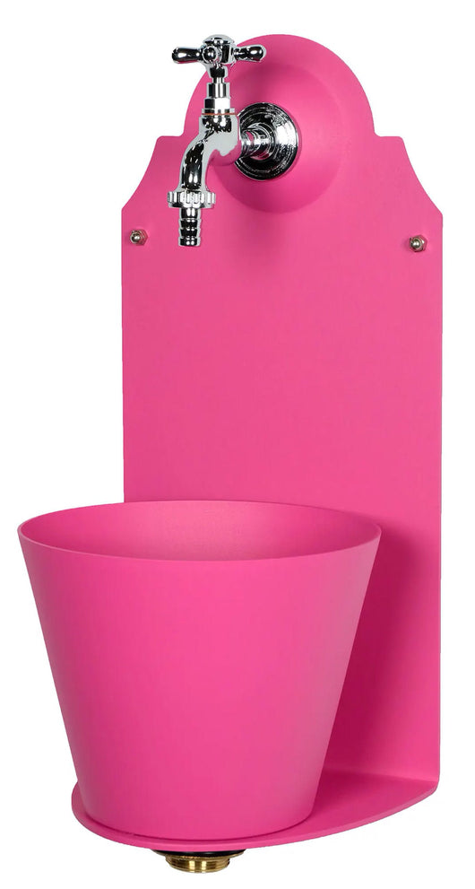 Fontana a Parete da Giardino con Rubinetto Belfer 42/PR Ciclamino