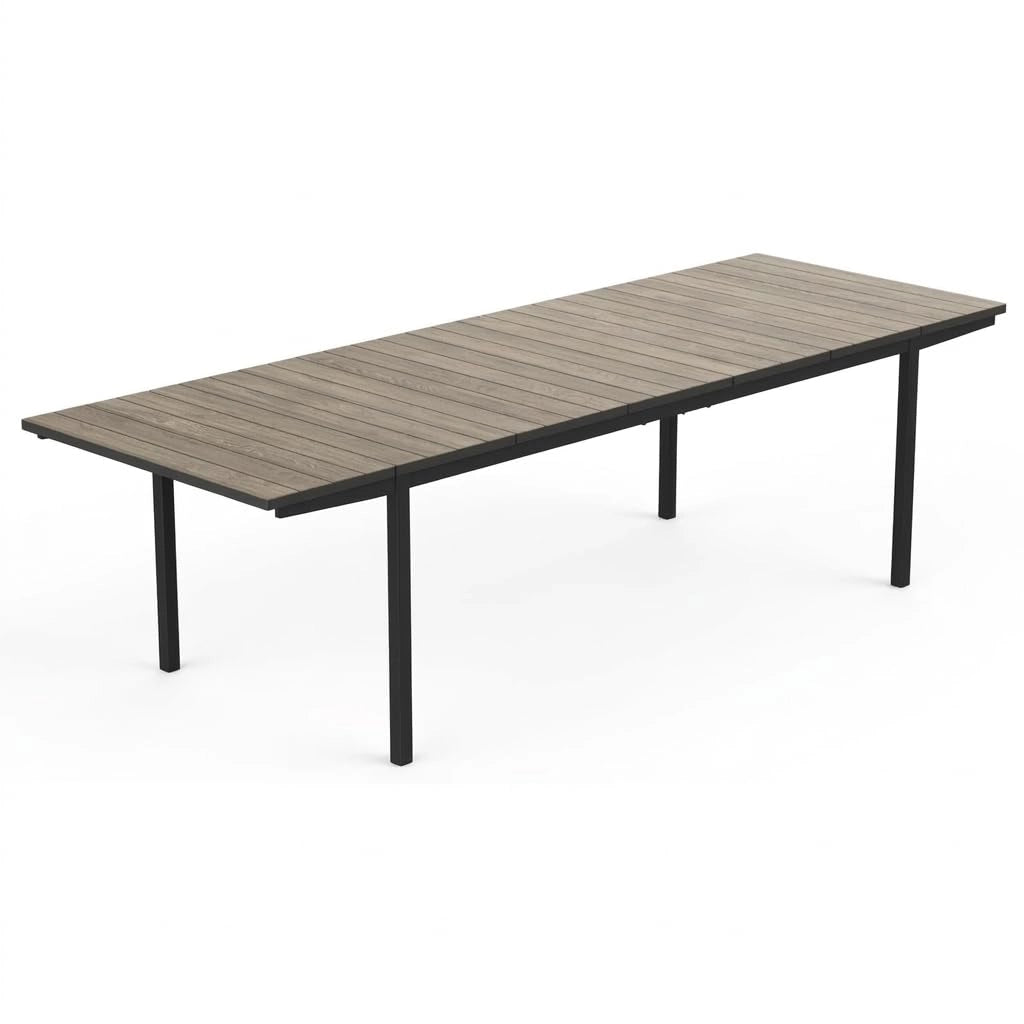 Tavolo Porto Nova Estensibile Keter Pp Legno 229X90 H 153 cm 75 cm