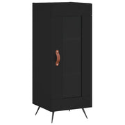 Credenza | Madia | Buffet da pranzo | Armadio da pranzo Nero 34,5x34x90 cm in Legno Multistrato