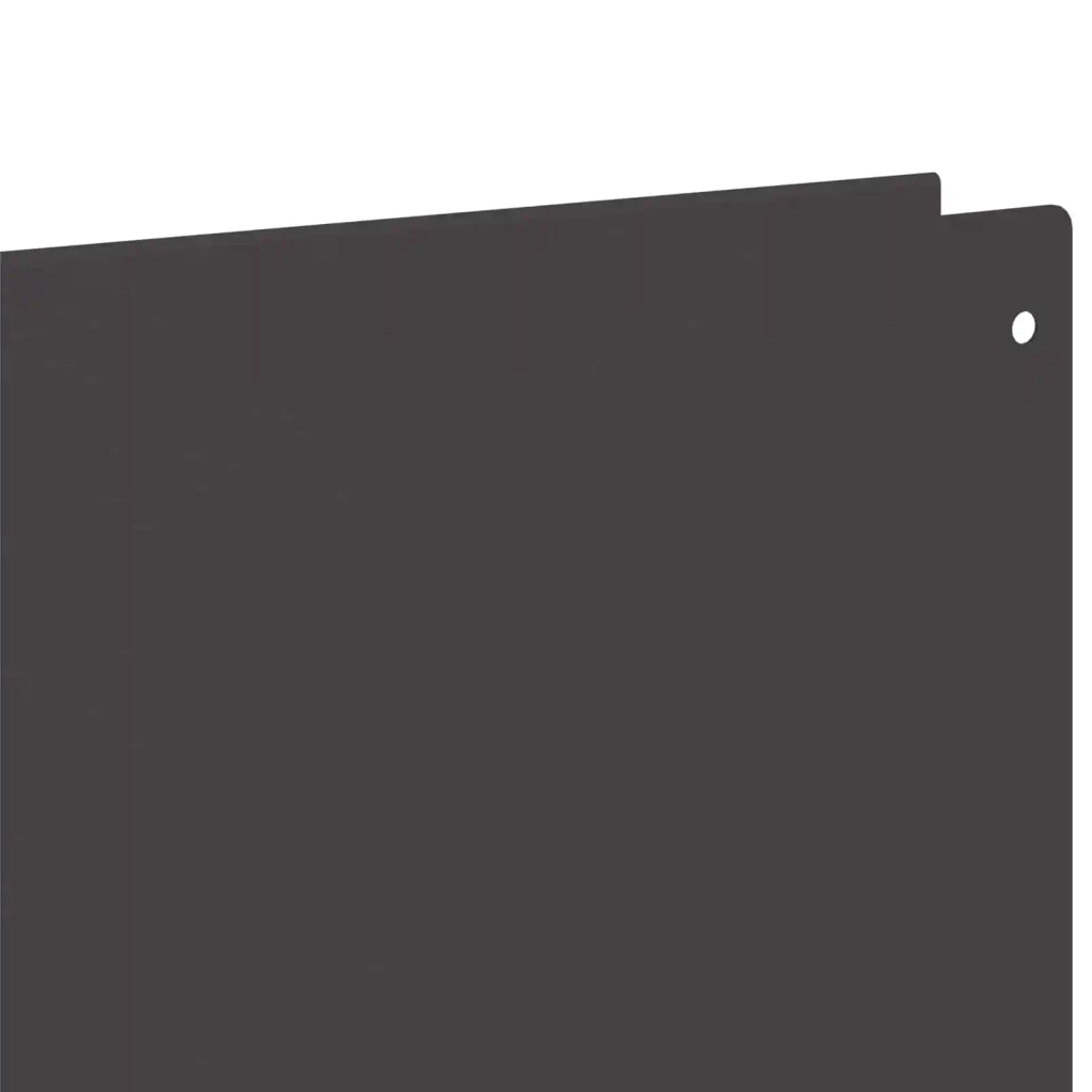 Bordura per Prato 10 pcs 100 x 12 cm Acciaio Nero 8008784