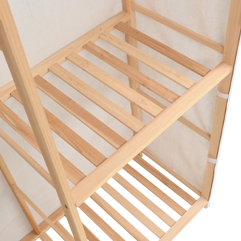 Armadio per Indumenti a 3 Ripiani 110x40x170 cm CFW2193068