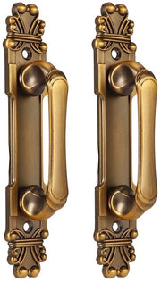 Maniglia a Retro Stile - Antica Maniglia per Porta - 2 Pezzi - 165 x 30 x 35 mm - Aspetto Lussuoso in Oro