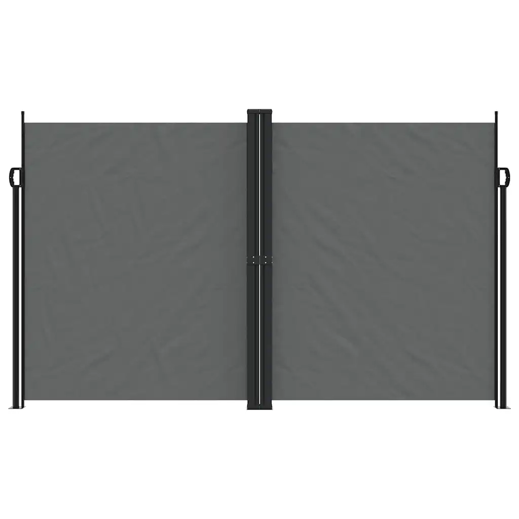 Tenda da Sole Laterale Retrattile-Tenda parasole per balcone per giardino Antracite 200x600 cm 250542