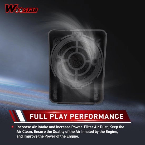 Filtro dell'aria per ATV 2-telaio 47cc/49cc - Materiali di alta qualità - Facile da installare - Dimensioni: 30mm x 61mm x 82mm - Filtro del motore